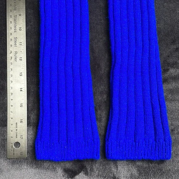 Blue Leg Ankle Warmers - Picture 3 of 3